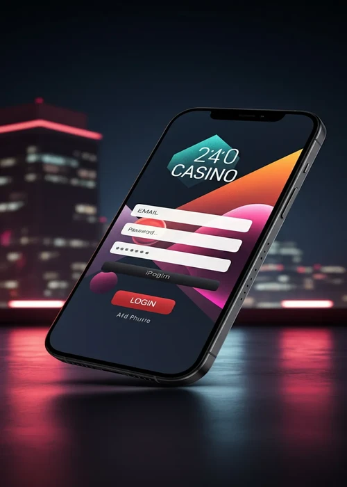 BoVegas authentication screen with encrypted login and quick access